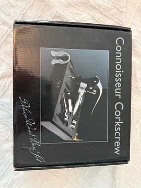 Deluxe Waiter's Wine Opener - Black & Silver